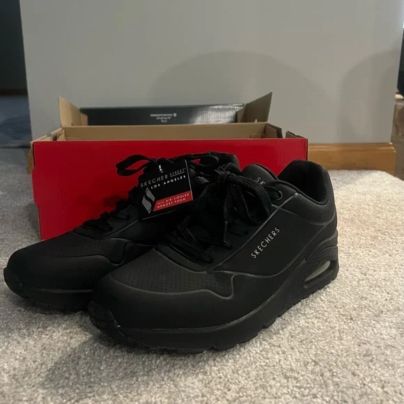 Skechers All-Black Sneakers - Picture 1 of 4